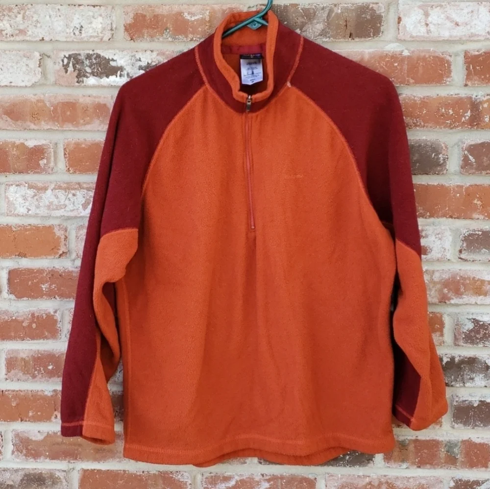 Vintage Patagonia Men Capilene Quarter Zip Sweatshirt Size M Outdoor Sustainable